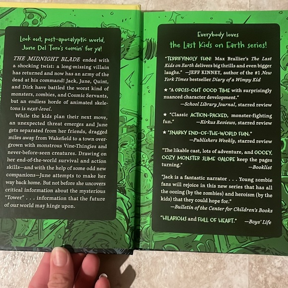 The Last Kids on Earth Junes Wild Flight written by Max Brallier  Hardcover - Picture 3 of 9